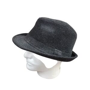 Henschel Hat Co. Wool Blend Fedora Hat Mens Gray‎ Dress Formal Classic